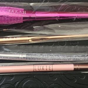 LOT of 4 Makeup Brushes: Luxie, Farah and SLMissglam